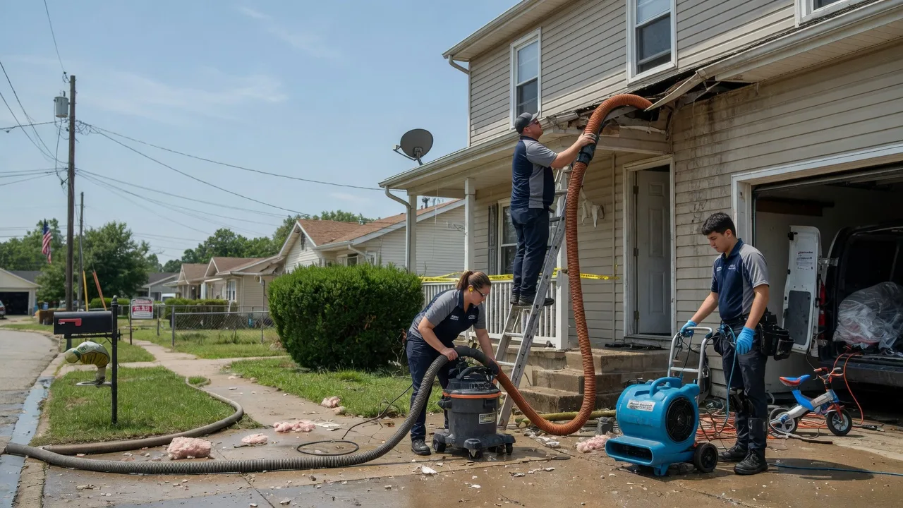 Water Damage Restoration in Bunker Hill, KS near me